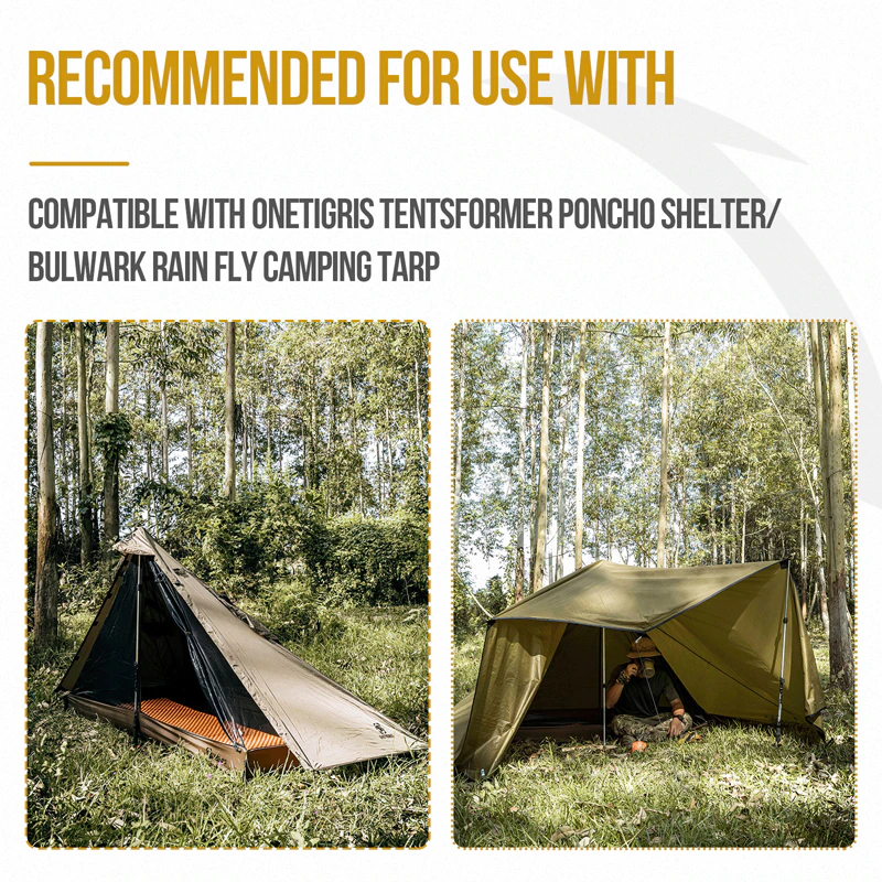 Cheap Goat Tents OneTigris 1 Person Mesh Inner Tent Camping Shelter with Waterproofed Tent Bathtub Floor for Tents Tarps Backpacking Hiking   
